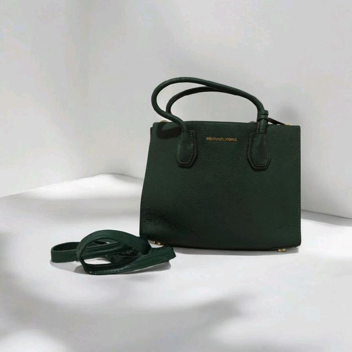 MK Mercer Green Satchel Bag Original.