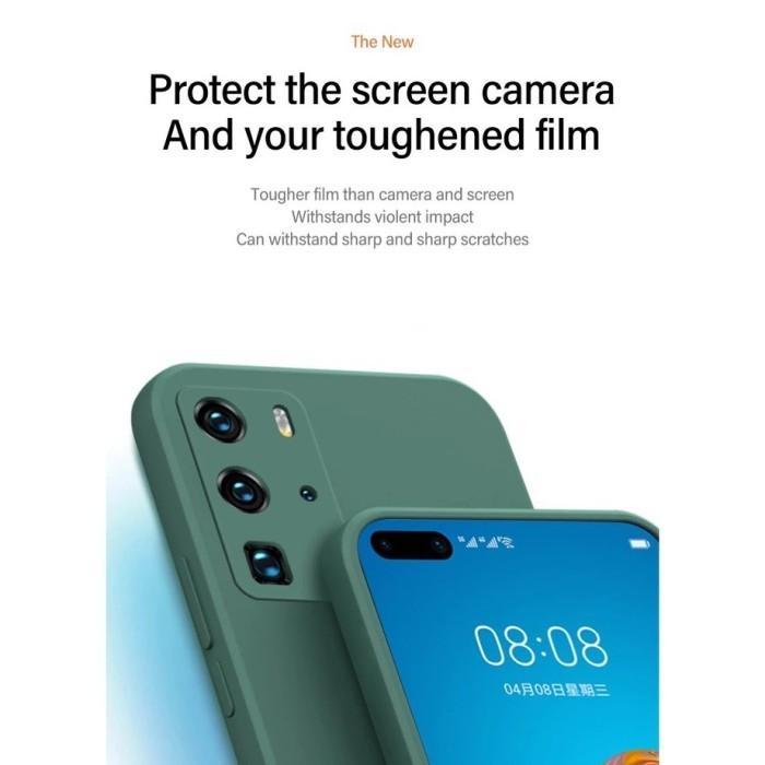 Soft Case Kompatibel Untuk P40 Pro P30 Pro Silikon Macaron Bludru - P40 Pro, Merah