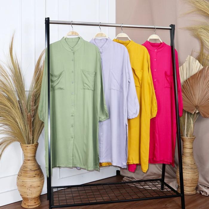 KARA.ID CANIA TUNIK RAYON TWILL FASHION MUSLIM Fit Katun