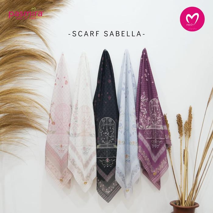 Pasmira Scarf Sabella Series Hijab Kerudung Segi Empat Muslim - Square