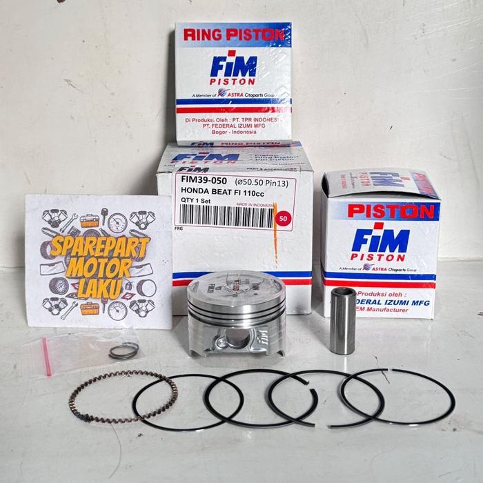 piston kit / seher paket KVY beat scoopy spacy beat fi scoopy fi spacy fi FIM39