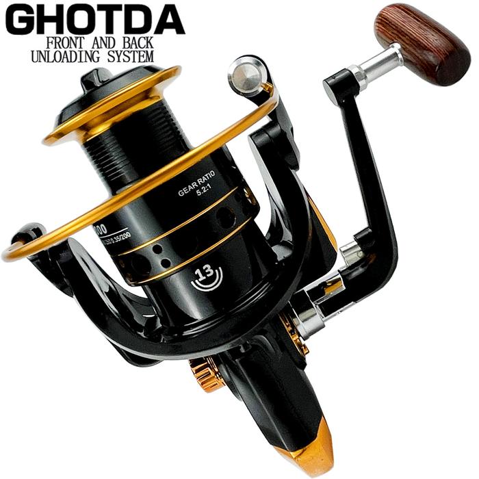 Fishing Reel 1000-7000 Metal Spool Spinning Reel Metal Spool