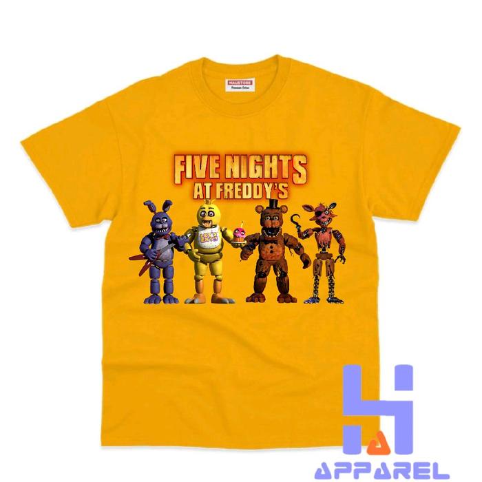 BAJU ANAK KAOS ANAK FNAF FIVE NIGHTS AT FREDDY'S FNAF