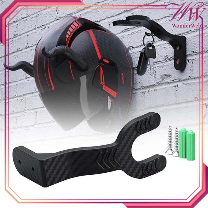 Rak Helm Minimalis Rak Gantungan Helm Motor Dinding Helmet Rack Tempat Helm Motor