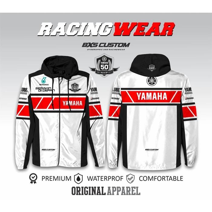 JAKET 50TH ANNIVERSARY YAMAHA | MOTOGP JAKET LIVERY YAMAHA