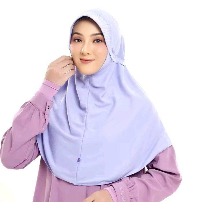 RABBANI KERUDUNG INSTAN 100% ORI | DISKON SPESIAL 50% | RABBANI INNOVA LX | UNGU PLUME |
