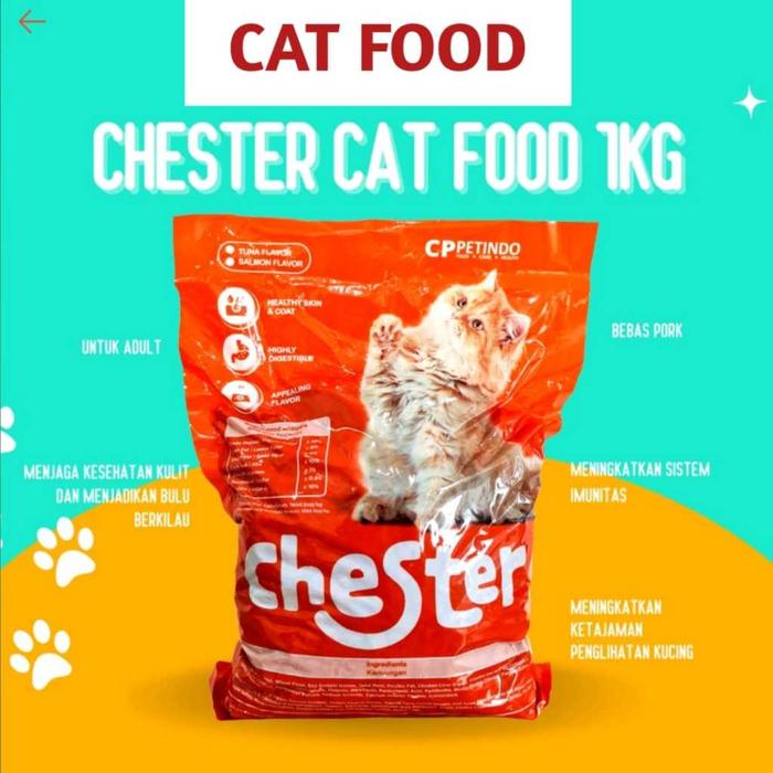Chester Cat Food Makanan Kucing Kering Kucing Dewasa 800 Gram