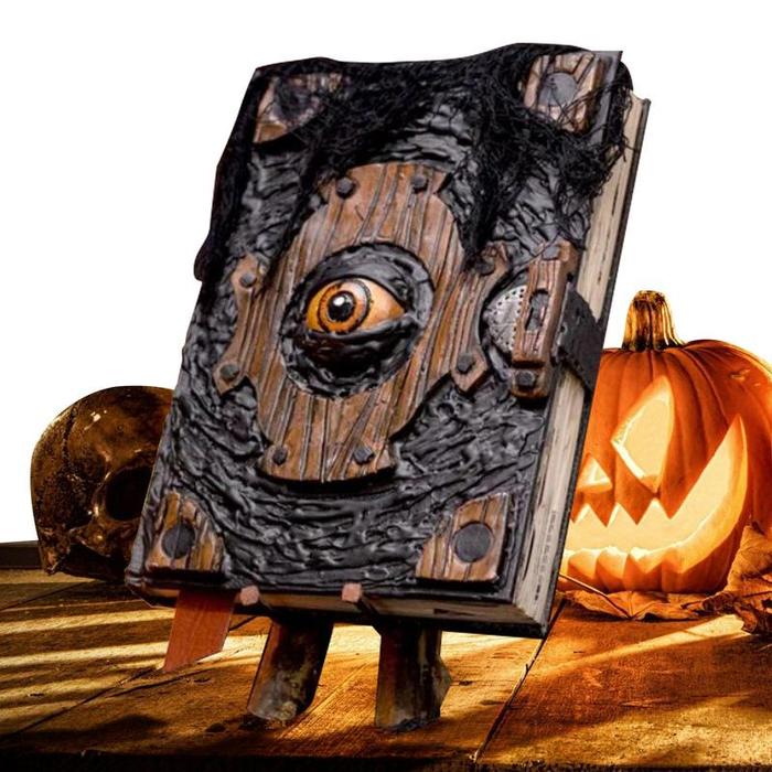 Halloween Book Of Spells Prop Book Spell Book Witch Decoration Horror