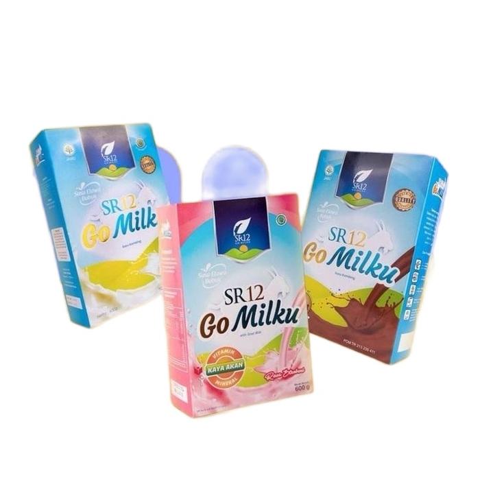 Susu Kambing GoMilku SR12 200gr & 600gr - Produk Susu Nutrisi Baik untuk Tubuh