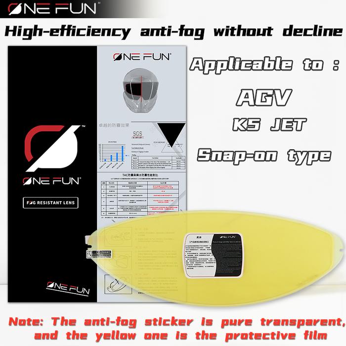 K5 JET Anti fog Compatible with AGV Sport Modular K3 GT6 K5 JET Half helmet Visor Helmet pin Anti fo