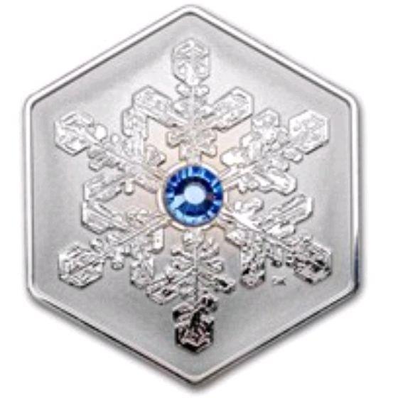 1 OZ SILVER COIN CANADA SNOWFLAKE 2024
