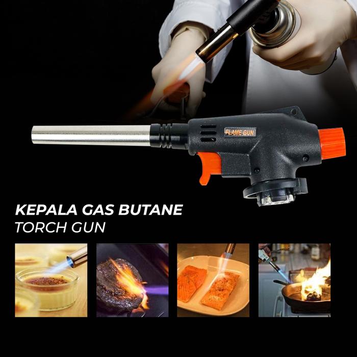 Malaku Mall - Kepala Gas Butane Torch | Cyclone Flame Jet Fire | Alat Masak Outdoor