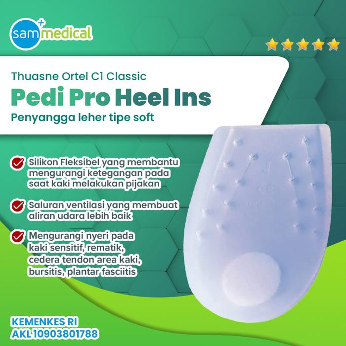 Thuasne Pedi Pro Heel Ins / Insole / Bantalan Silicon Tumit / Bantalan Silicon Kaki / Insol Silicon