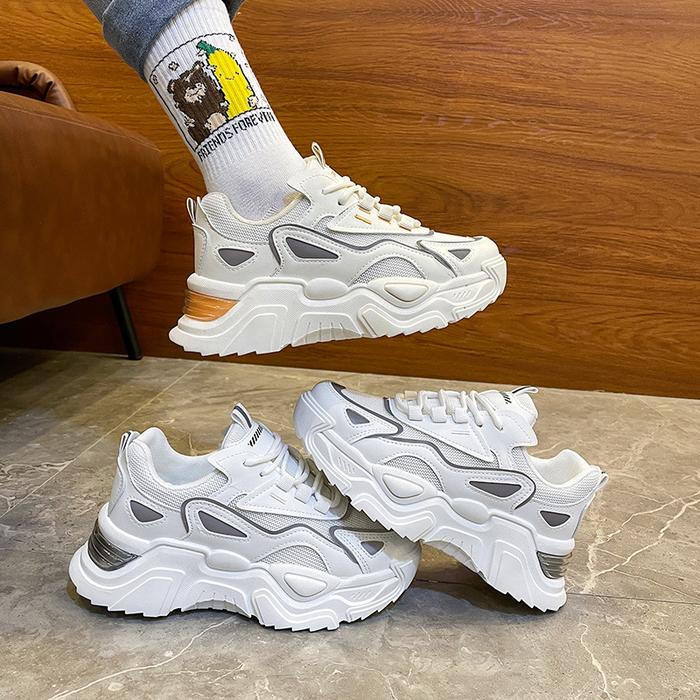 DSI "Free Box" Byeol Sepatu Wanita Sneakers Putih Olahraga Sport Shoes Mid Top Tinggi Nyala Korea St
