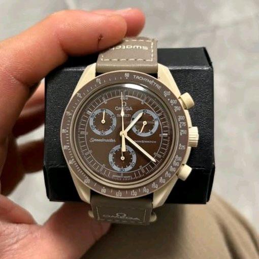 Jam tangan OMG X Swatch mission to bioceramic fullset