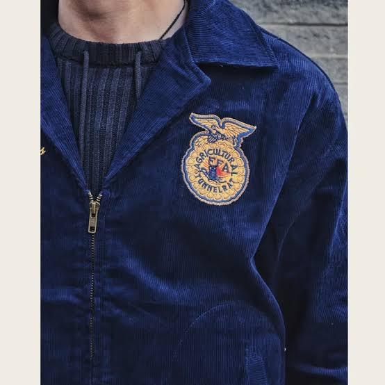 jaket FFA navy warna aman size M