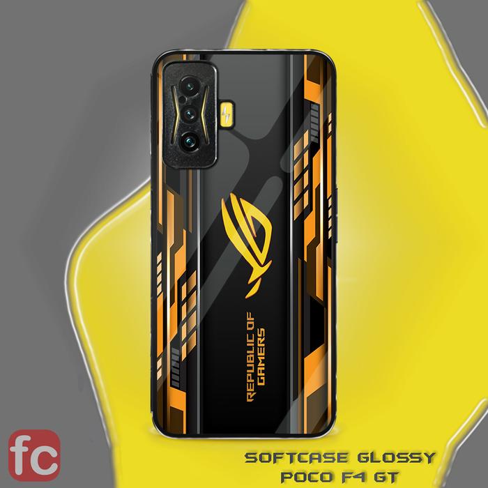 [FR56] Softcase Glossy Poco F4 GT | Case Kilau Premium Xiaomi Poco F4 Gt | Silicon Rubber Tpu Casing