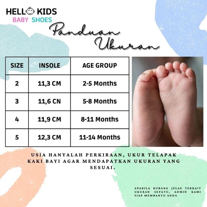 Ready Stok Sepatu Bayi Laki Laki Perempuan 0-12 Bulan Sepatu Prewalker Bayi 0 6 12 14 Bln Baby Shoe