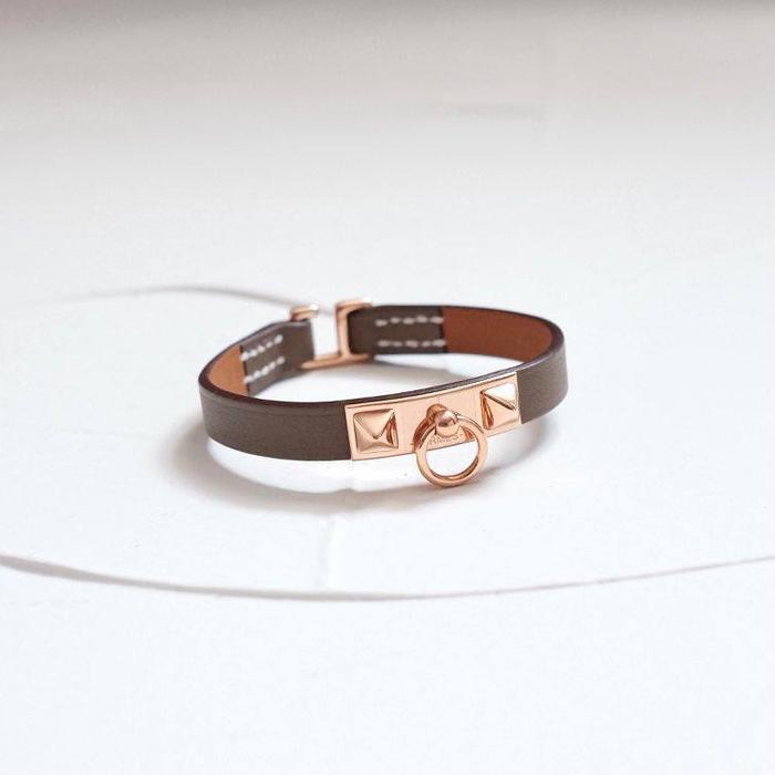 HERMES MINI RIVALE BRACELET IN RGHW T2
