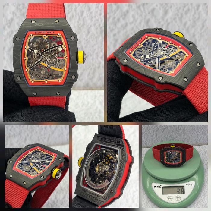 RICHARD MILLE RM 67-02 TOURBILLON SWISS FACTORY RED DIAL