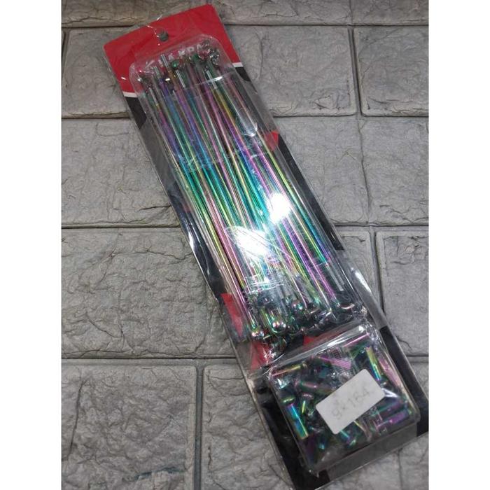 new jari-jari rx king warna pelangi/rainbow ring velg 18 harga sepasang/set
