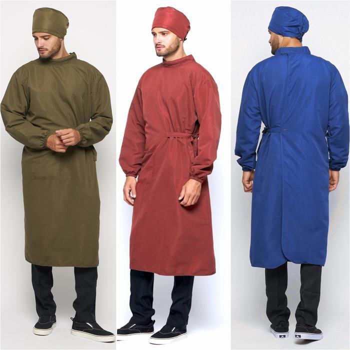 PREMIUM (READY) terjamin APD gown reusable / jubah operasi / baju medis scrub dokter terlaris