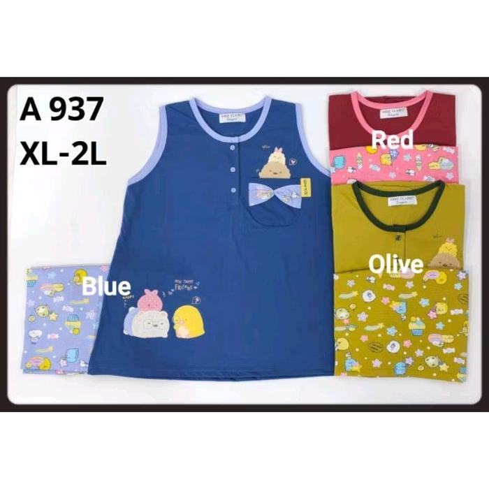 TERMURAH OBRAL Baju Tidur ANNE CLAIRE 3/4 ¾ XL / XXL / JUMBO Singlet A 937, A 950, A 937