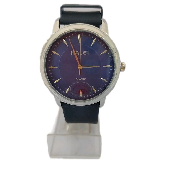 Halei 507,532 Jam Tangan Karet Pria dan Wanita Model Bulat dengan Tali Karet Nyaman dan Desain Elega
