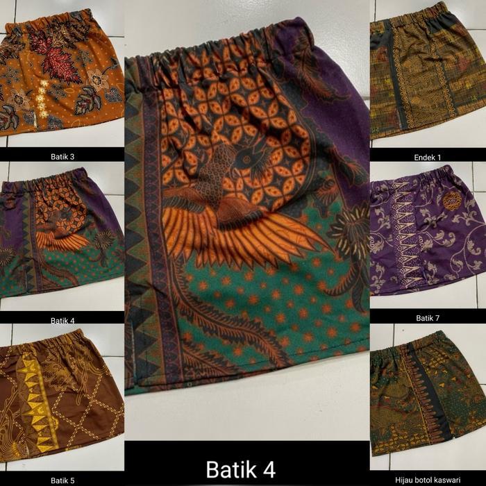 Rok Batik Pendek Sexy Stretch Li_ Slimfit Kamen Jadi Mini Skirt Hitam Kaswari Hitam Gold Kaswari Hij