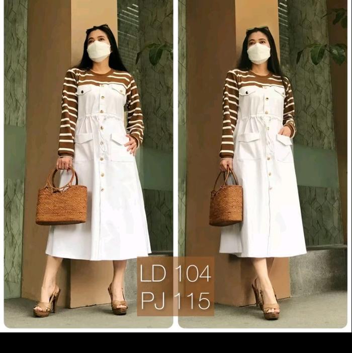 Gamis Mozzarella Import Wanita Muslim Lebaran