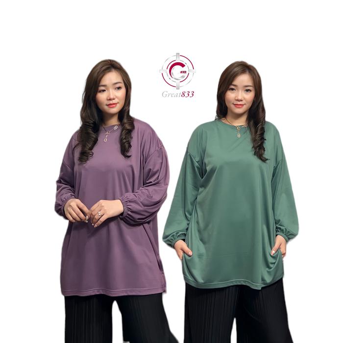 GR BLOUSE OVERSIZE / ATASAN JUMBO LD130 BABYTERRY PREMIUM SR301
