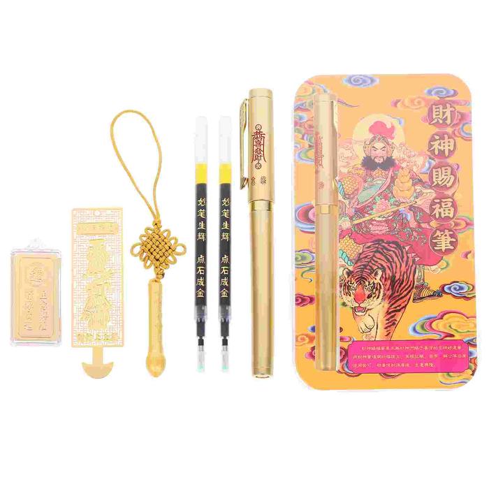 Chinese Element Gel Pen Office Signing Pen Portable Business Pen