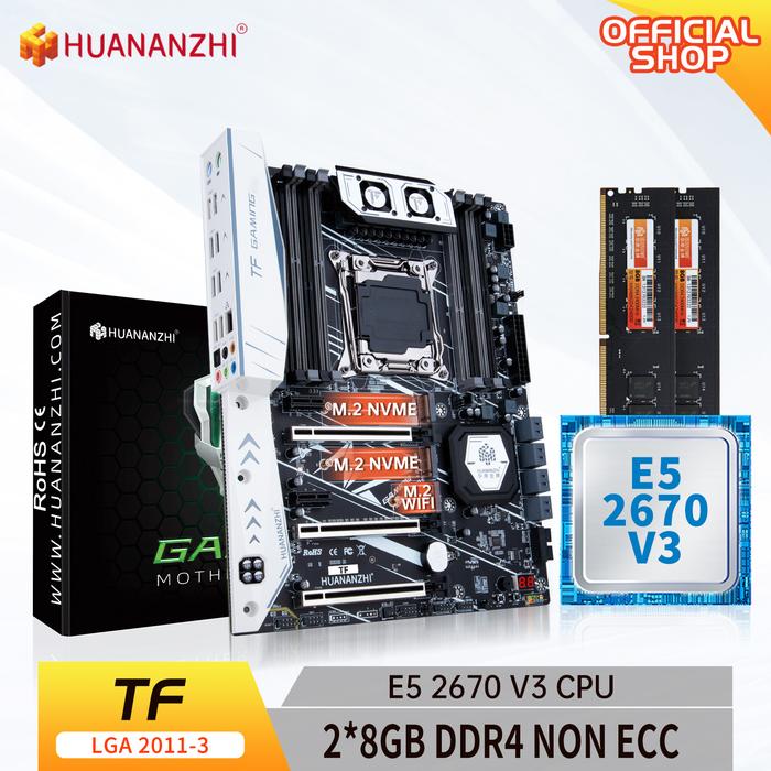 HUANANZHI X99 TF LGA 2011-3 XEON X99 Motherboard with Intel E5 2670