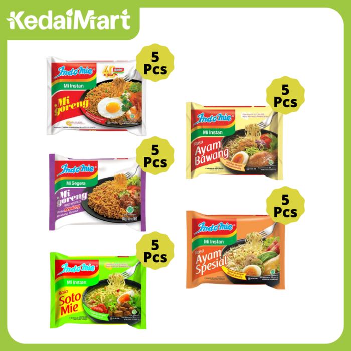 Paket Bundling Indomie Campur (Mie Goreng dan Mie Kuah)