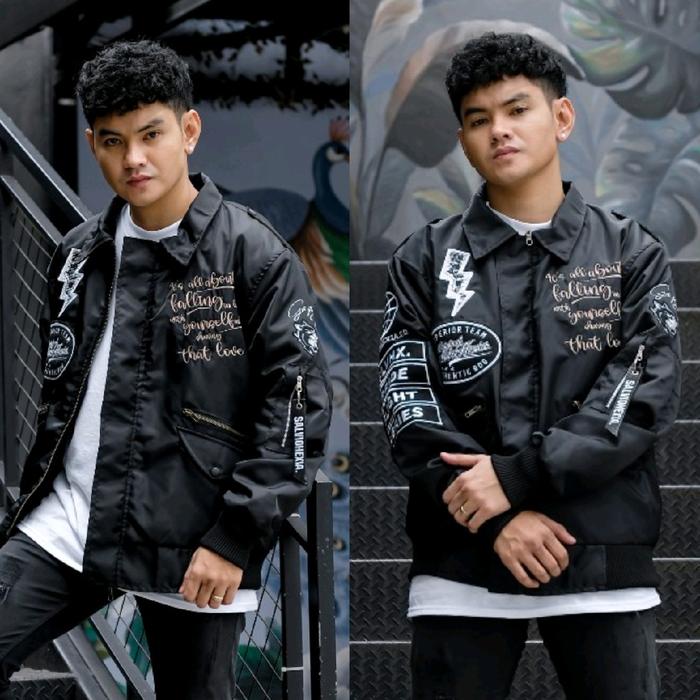 JAKET BOMBER SUPERIOR PRIA WANITA JAKET ORIGINAL SALVIO HEXIA Distro Unisex Waterproof Tebal Bordir 