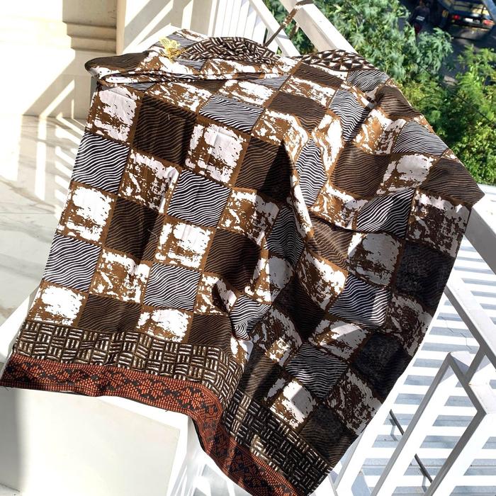 SAPUT BATIK INDIGO // PAKAIAN ADAT BALI // Saput dan udeng batik // Batik Premium // Bahan Halus //