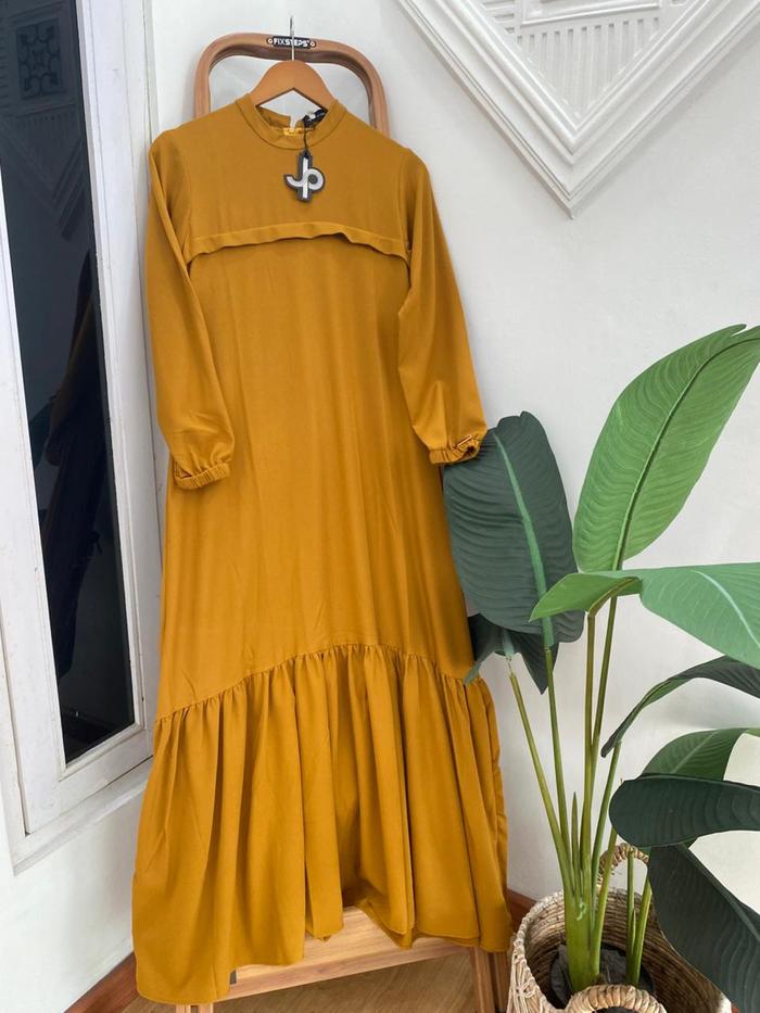 ELLA DRESS MUSTARD BY JOURNEY