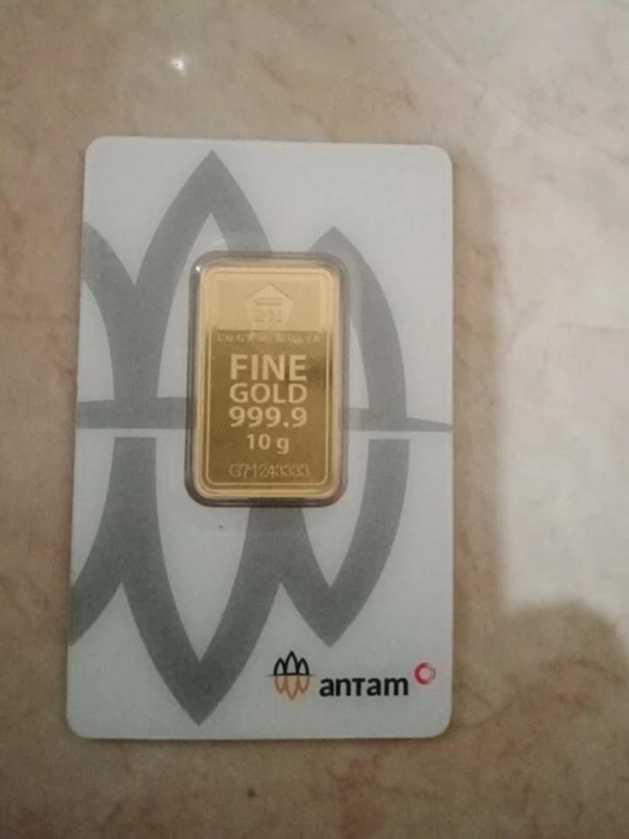 (COD) untuk koleksi investasi LM ANTAM 10 gr