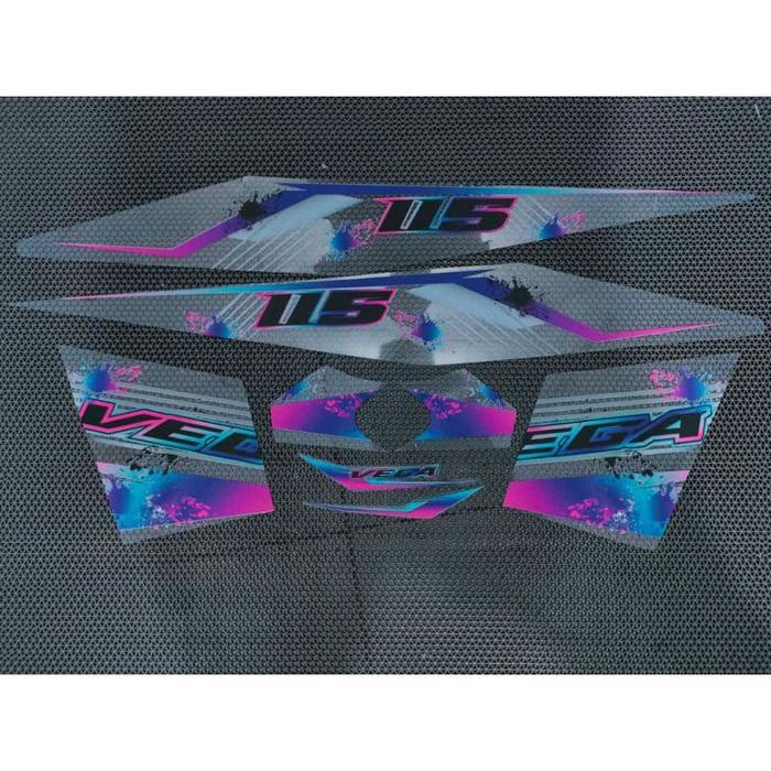 STRIPING TRANSPARAN VEGA ZR CUSTOM RAINBOW OSEAN