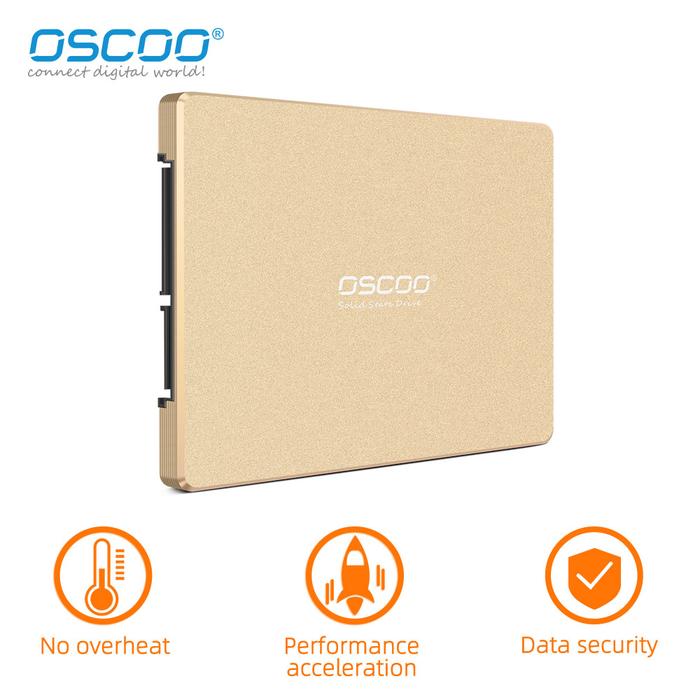 OSCOO SSD Hard Drive Disk 128GB 256GB 512G SSD 2.5 SATA III Solid