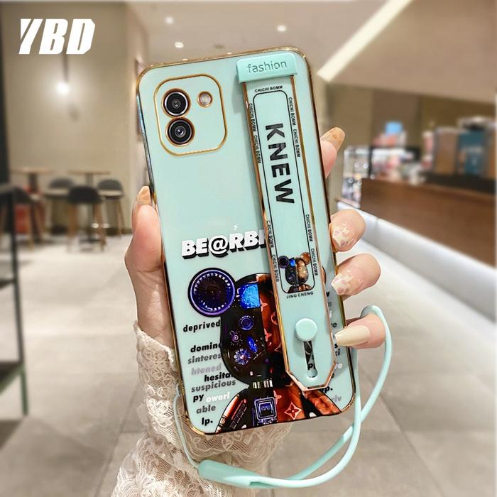 YBD Case Telepon untuk Samsung Galaxy A03 A04 A04E, Casing Mewah Pola