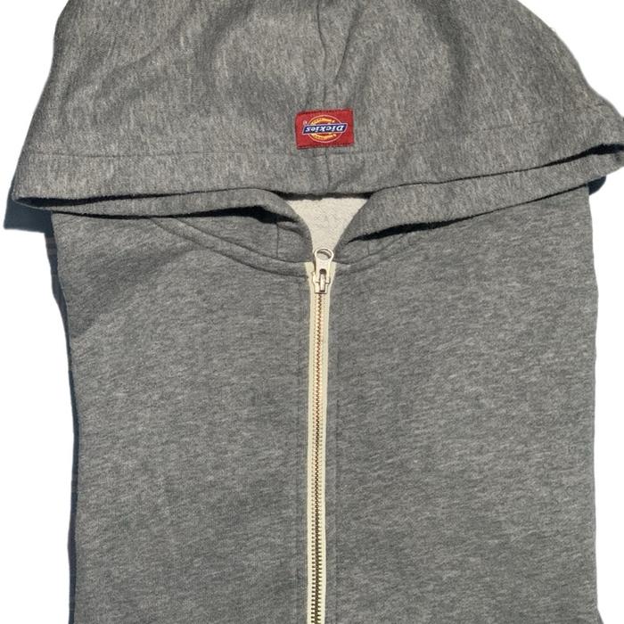 Hoodie dickies second original pria Zipper Katun Cowok