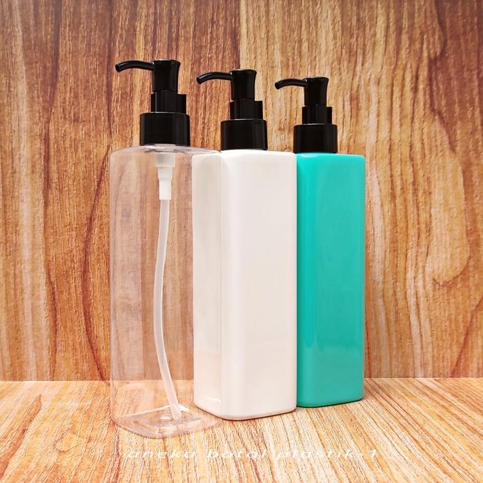 BOTOL SABUN CAIR 500ML / BOTOL PUMP 500 ML KOTAK PUMP LUXURY / BOTOL PLASTIK 500ML