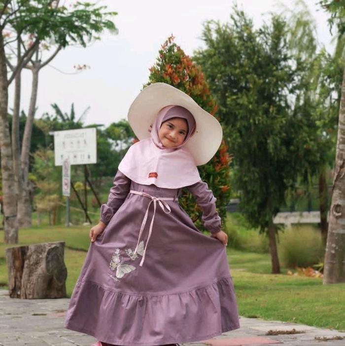 GIRL D' BUTERFLY ABAYA KIDS ANAK PEREMPUAN BY RUMAH DANNIS