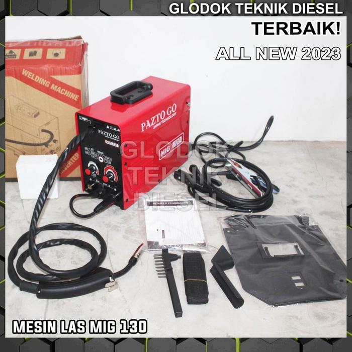 PAZTO MESIN LAS MIG 130 A CO2 TANPA GAS WELDING MIGi GASLESS JAPAN