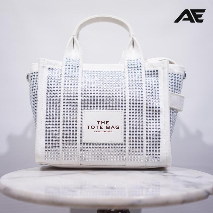 Marc Jacobs - Crystal Canvas Tote Bag White