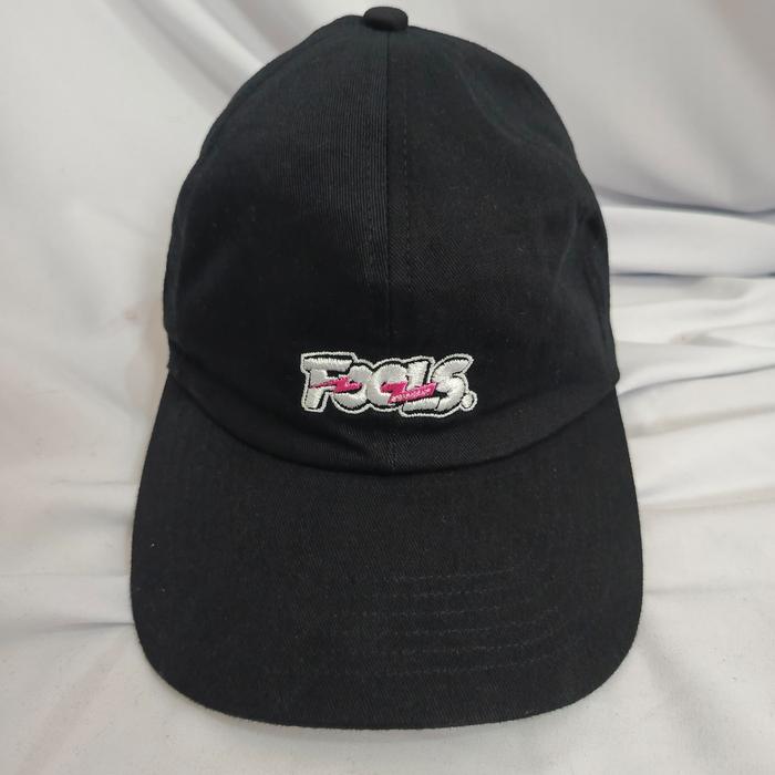 Fools - topi polo caps black - topi polo distro Kece Keren
