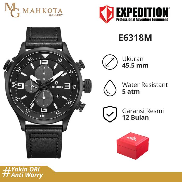 Jam Tangan Pria S. Expedition E6318M Strap Stainless Steel Original dan Bergaransi Jam Tangan Palemb