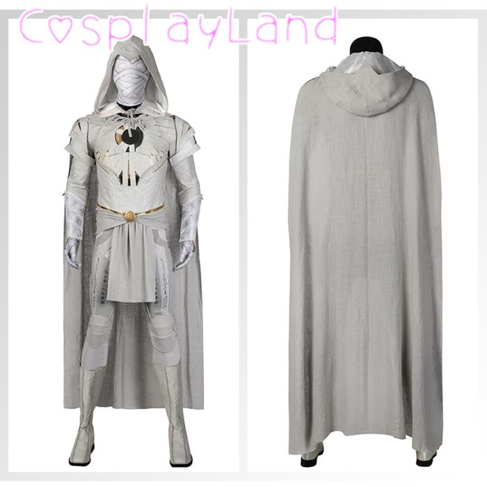 Moon Soldier Knight Kostum Cosplay, Pakaian Mewah Marc Spector Armor