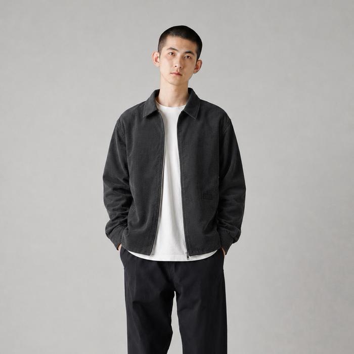 Madless | Work Jacket Boxy Fit | Corduroy Waffle | Polos | WJ Waffle